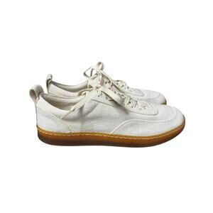 Everlane The Tread-Bare Canvas Sneakers Plain Natural Gum Sole Women 9 Men 7